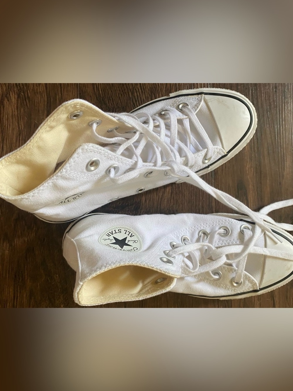 Converse Chuck Taylor All Star Canvas Platform High Top in White - Women’s 6